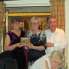 Jeanna and Nigel Ind presented with the Group Leader's Award by newly elected Group Leader Lesley Swain