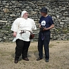 Mediaeval cook - the one on the left!!