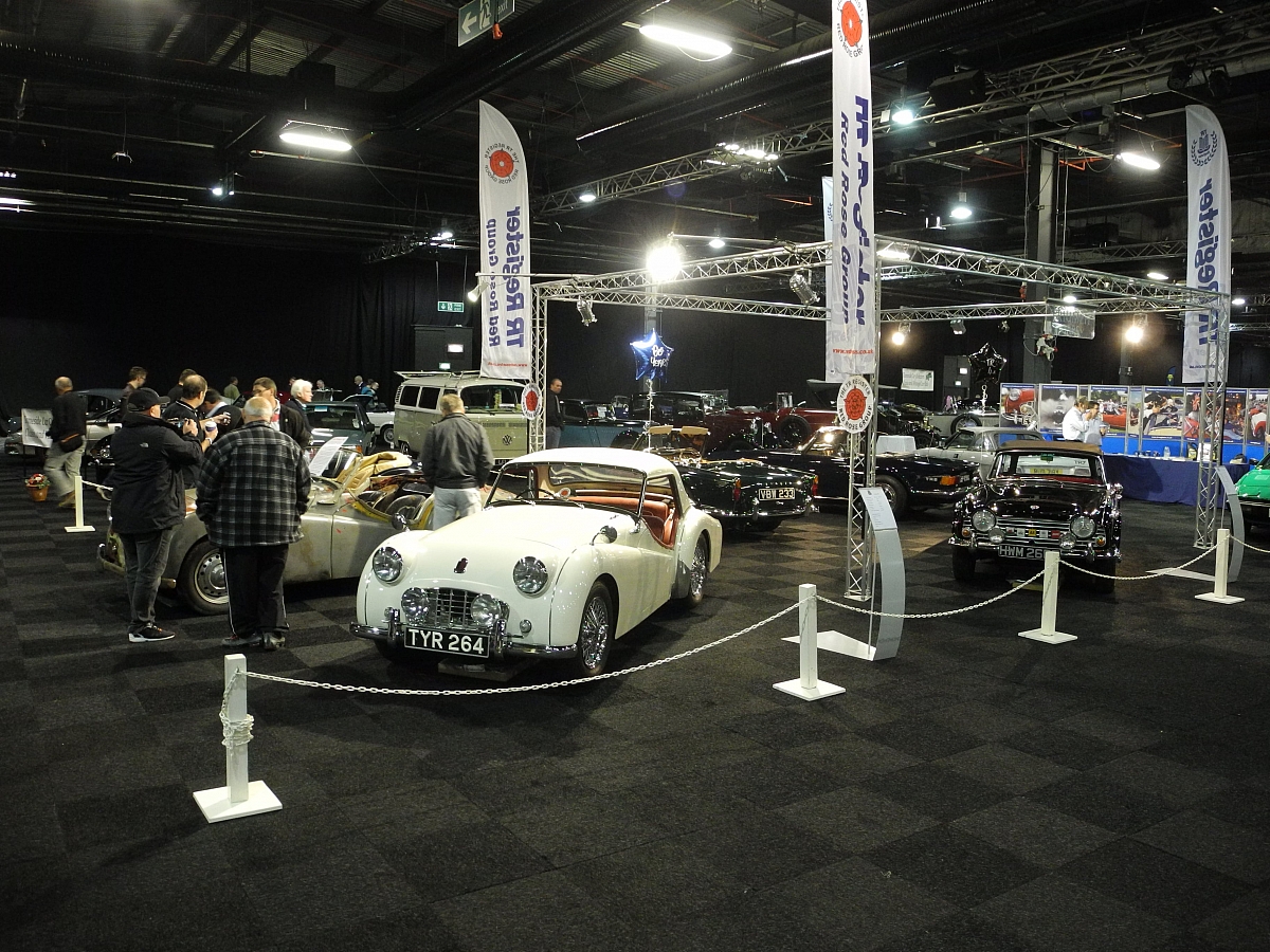 TRs at the Manchester Classic Car Show