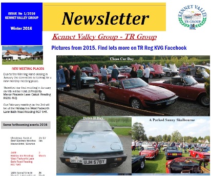 Kennet Valley TR Group Newsletter 2016