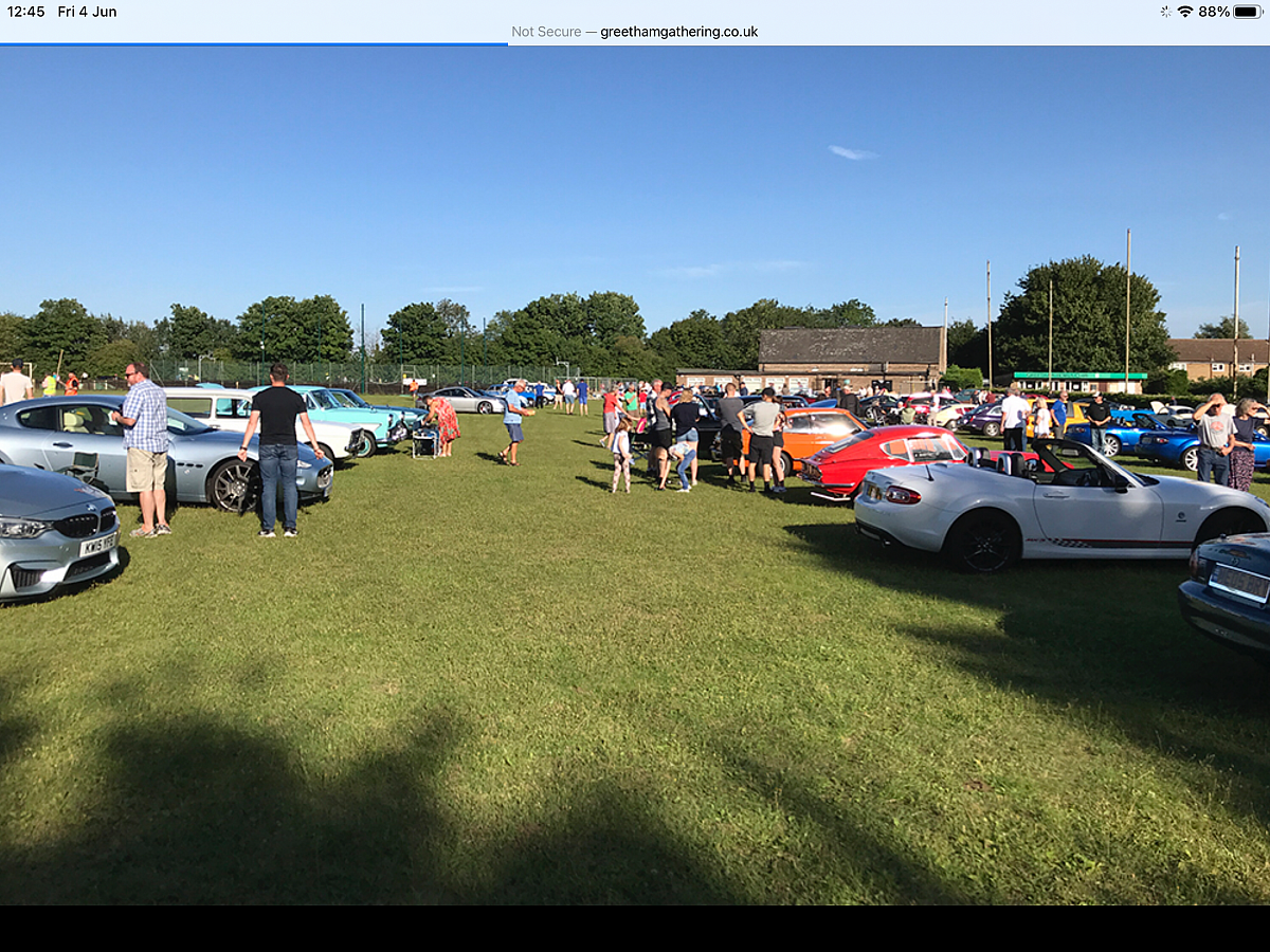 Camb Followers are at the Greetham Classic Car Meet