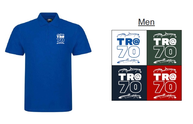 TRIUMPH TR @ 70 Merchandise - NOW on SALE!