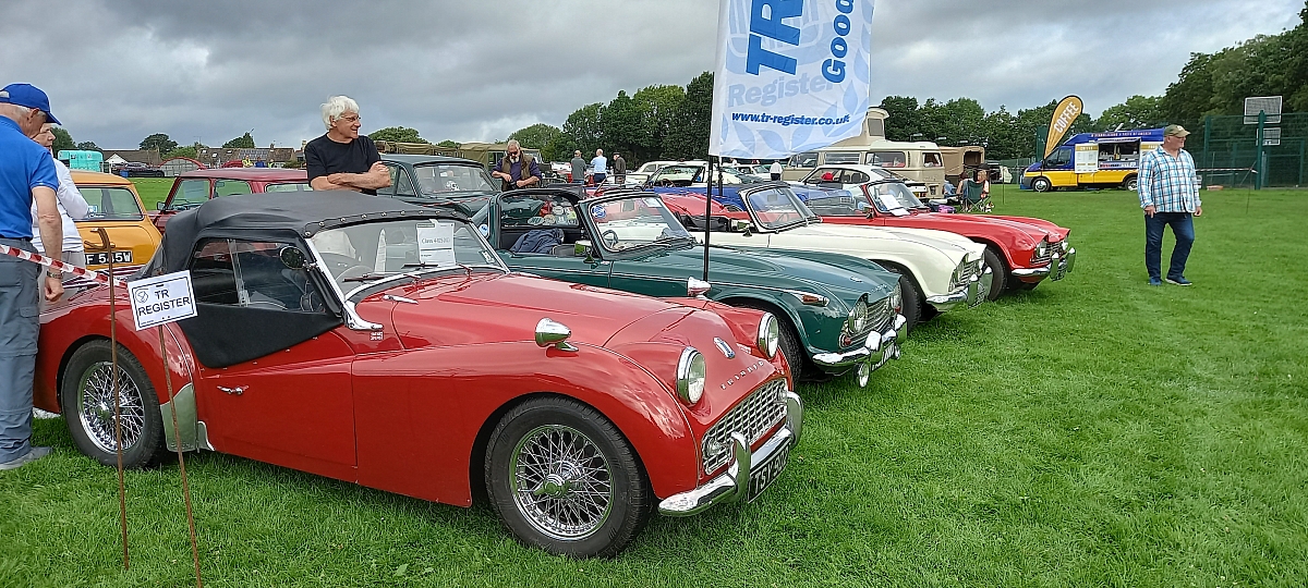 Goodwood TR Group at the Capel Classic Car and Motorbike Show